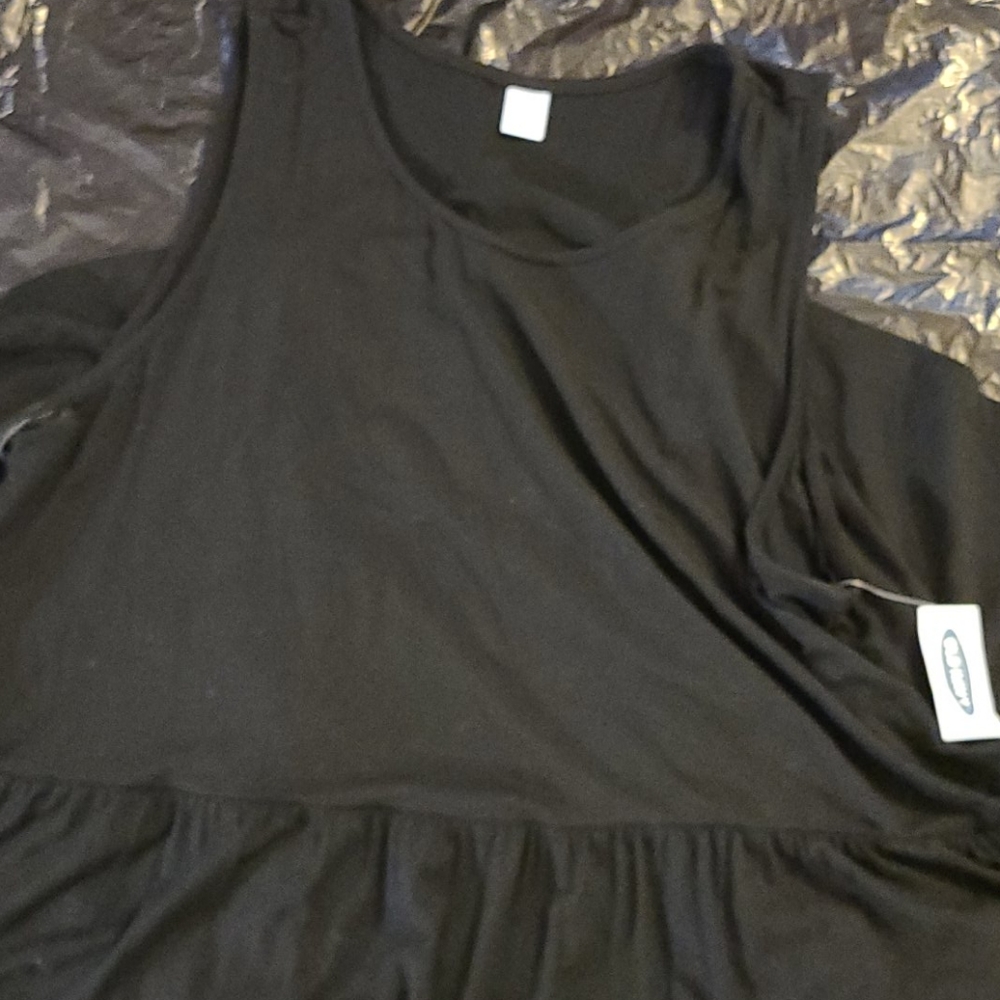 Loose Black Dress